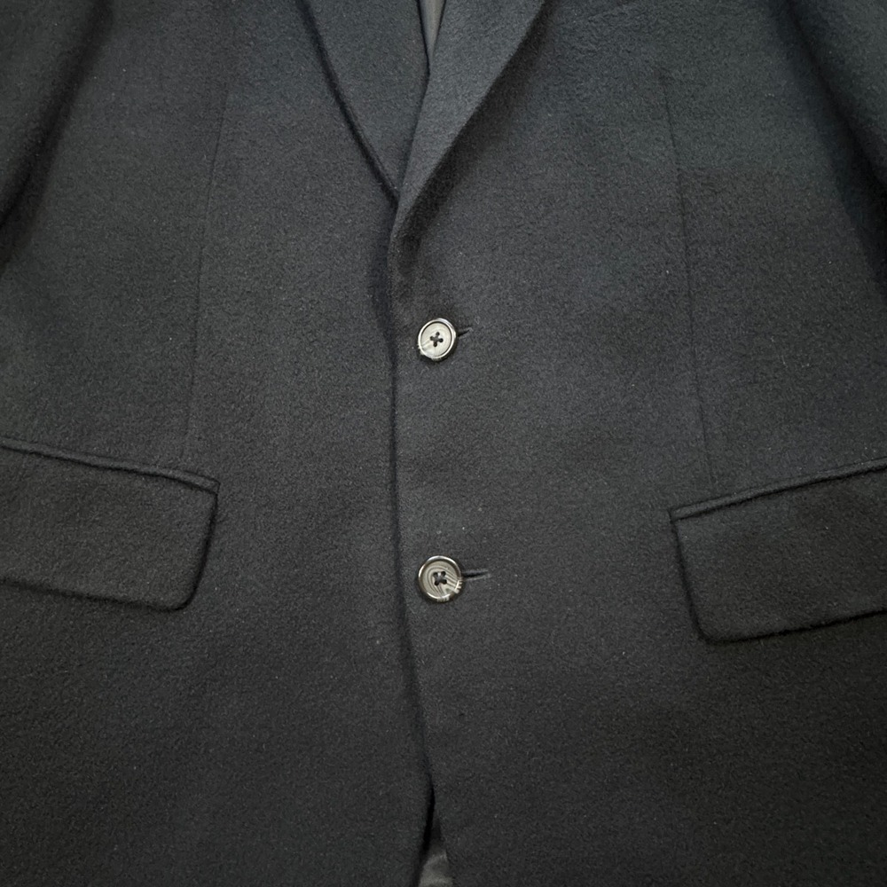 Coconut Grove Black Camel Hair Sport Coat Mens 40R Blazer Quiet Luxury Soft VTG - Picture 4 of 14